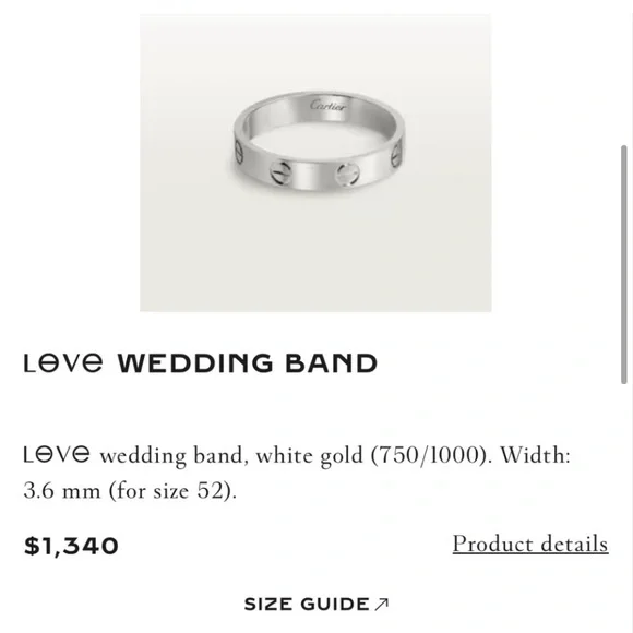 Cartier Love Ring - Picture 3 of 9